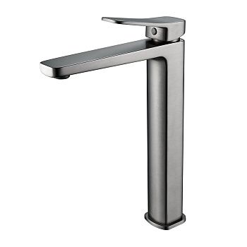 Смеситель для раковины Shevanik S9911T оружейная сталь