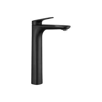 Смеситель для раковины Shevanik S8511H высокий, черный