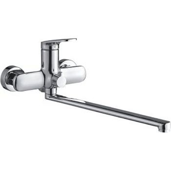 Смеситель для ванны Shevanik S8522 с изливом 35 см, хром