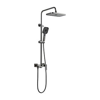 Душевая система Shevanik S9636T оружейная сталь