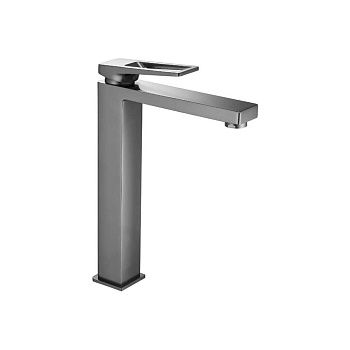 Смеситель для раковины Shevanik S6811T оружейная сталь