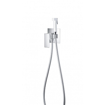 Смеситель встраиваемый с гигиеническим душем D&K Bayern.Liszt DA1514501 хром