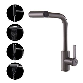 Смеситель для кухни FASHUN A56131-17 с подвижной вытяжной лейкой