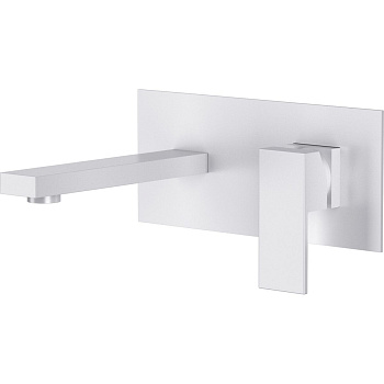 Смеситель для раковины D&K Bayern.Liszt DA1514408 встраиваемый настенный матовый белый