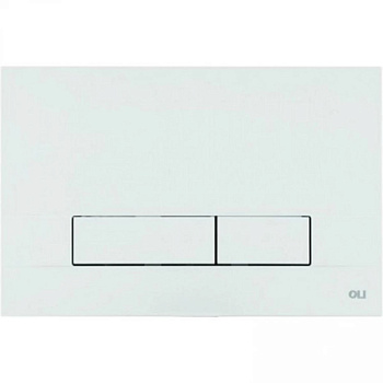 Кнопка механическая OLI двойная Narrow OLIpure пластик, белый 148300/192900 (120PLUS/74/EXPERT/QUADRO)