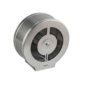 Диспенсер для туалетной бумаги BRIMIX 9921 из нержавеющей стали, прозрачные вставки