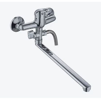 Смеситель для ванны Эверест B21-040 длинный излив