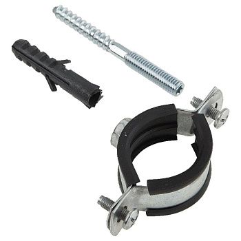 Хомут сантехнический для труб 20-24 мм (1/2") М8 AQUALINK 03724 (1/250)