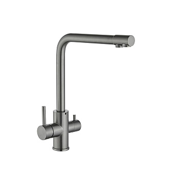 Смеситель для кухонной мойки Fmark FS0862Q под фильтр питьевой воды графит