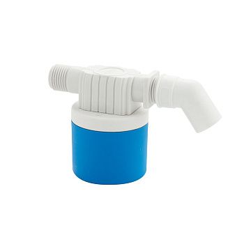 Поплавок-клапан МАК 0044 для ёмкости 1/2" из АБС пластика, боковое подключение