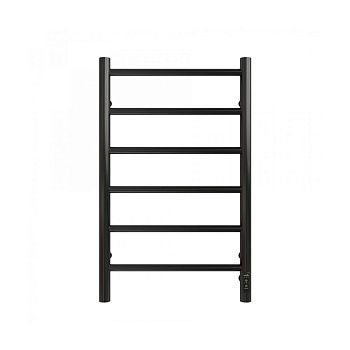 Полотенцесушитель электрический 75 Вт Grois Laura GR-131 400x700 П6 black mat R