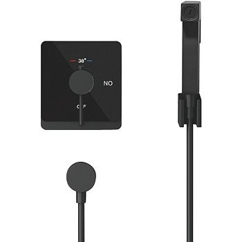 Встраиваемый гигиенический душ Rose R105H черный