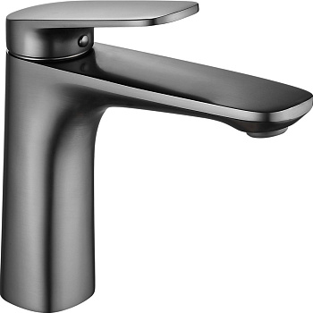 Смеситель для раковины Shevanik S8501T оружейная сталь