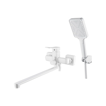 Смеситель для ванны Shevanik S9922C белый