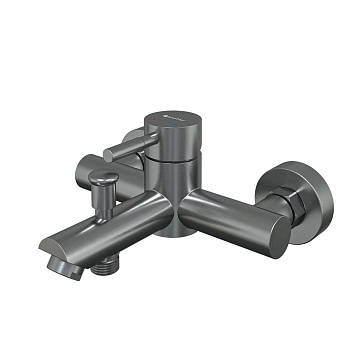 Смеситель для ванны Knotlor StreamLine SS-05 из нержавеющей стали, с коротким изливом