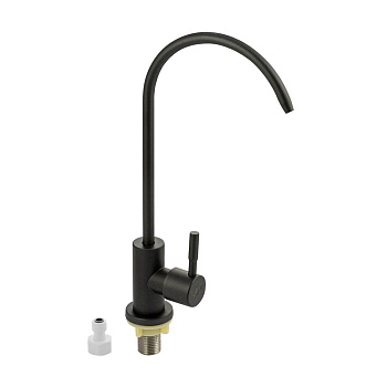 Кран для фильтра питьевой воды MAGNUS 9021 Графит из нержавеющей стали