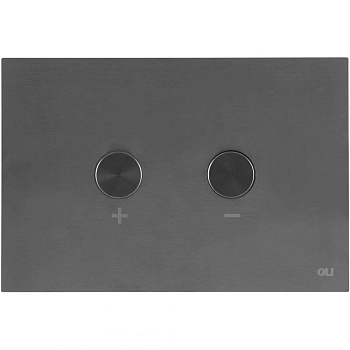 Кнопка пневматическая двойная OLI BLINK Gun Metal 882567 металл