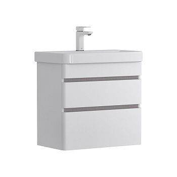 Тумба для ванны подвесная EQUIL Soldi Sf 70.2Y tpSOLDI70.2Y-04 с раковиной Nice 70 9595-70