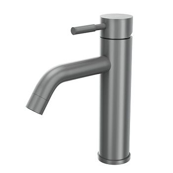 Смеситель для раковины RUSH Melos SUS1101-11Grey Графит, из нержавеющей стали