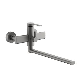 Смеситель для ванны BELZ B22813-3 оружейная сталь