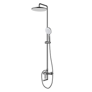 Душевая система D&K Bayern.Munchen DA1563706B18 графит, с изливом