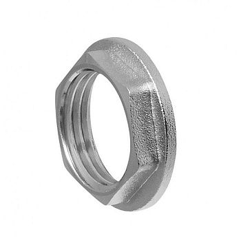 Контргайка с ребордой 1/2" ВР ZEISSLER ZSr.167.0204 никель (мин.10/420), Контргайки, , TIM