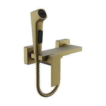 Смеситель с гигиеническим душем BELZ B55653-5 золото, Серия B653, , BELZ