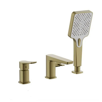 Смеситель для ванны на борт BELZ B66715-5 золото, Серия B715, , BELZ