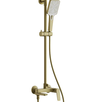 Душевая система с изливом BELZ B24715-5 золото, Душевые системы с изливом, , BELZ