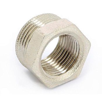 Футорка 3/4"х1/2" НР/ВР ZEISSLER ZSr.167.040504 никель (мин.10/280), 3.9.3 Футорка, , TIM