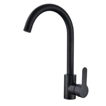 Смеситель для кухни Wasser Zimmer ZM-7728-2H-747 черный, SUS304, Смесители Wasser Zimmer, , Wasser Zimmer