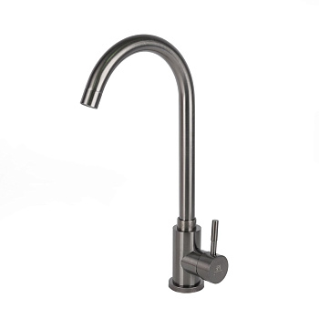 Смеситель для кухни Wasser Zimmer ZM-7728-2Q-747 графит, Смесители Wasser Zimmer, , Wasser Zimmer