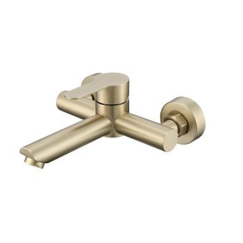 Смеситель для ванны Fmark FS8202C без выхода на душ, матовое золото