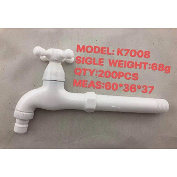 Кран на одну воду Dokorona DK-3310A пластик, удлиненный, Смесители Wasser Zimmer, Dokorona, РОССИЯ, Dokorona