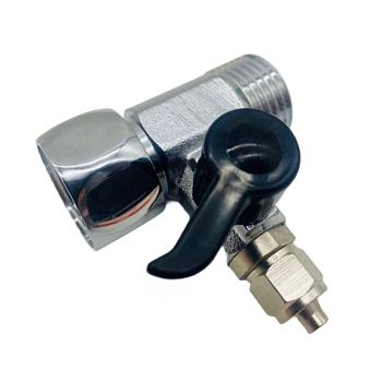 Кран трехпроходной для фильтра 1/2" ВР/НР VIEIR GL182 (2/60), Фильтры, , VIEIR