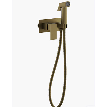 Смеситель с гигиеническим душем BELZ B55808-5 золото, Серия B805 с гигиеническим душем, , BELZ