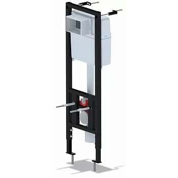 Комплект Инсталляция АНИ Пласт WC1010A 1300х400х225 мм  + Клавиша Ани Пласт WP1210, хром, Комплекты с механическими панелями, , АНИ Пласт
