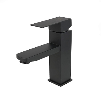 Смеситель для раковины Wasser Zimmer ZM-7722-1H картридж=35 мм, черный, SUS304