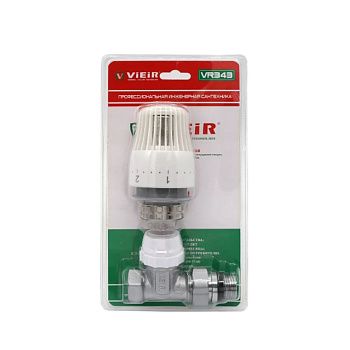 Комплект терморегулирующий прямой 1/2" для радиатора VIEIR VR343 (мин.1/25)