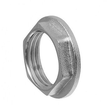 Контргайка с ребордой 3/4" ВР ZEISSLER ZSr.167.0205 никель (мин.10/300)