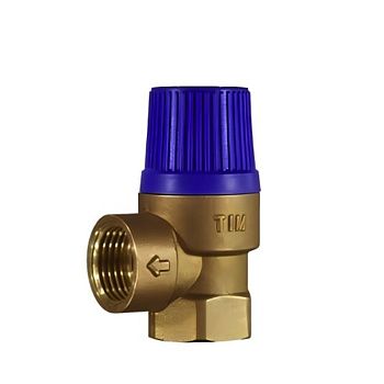 Клапан предохранительный ВР/ВР 1/2"*3/4" 10 бар для водоснабжения TIM BL23FF-C-10 (мин.1/10/60)