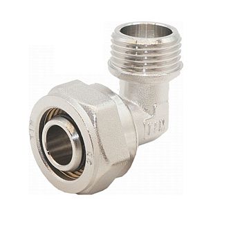Уголок переходной обжимной 1/2"х16 мм НР TIM C-L1602MN (5/130)