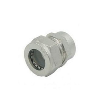 Муфта для гофрированных труб 20х1" ВР/цанга ZEISSLER ZTI.612.002006N (мин.10/80)