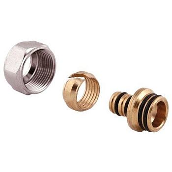 Конус для коллектора под МП трубу 1/2"-16х2,0 мм TIM MFMN-F16(2.0) (мин.1/36/288)