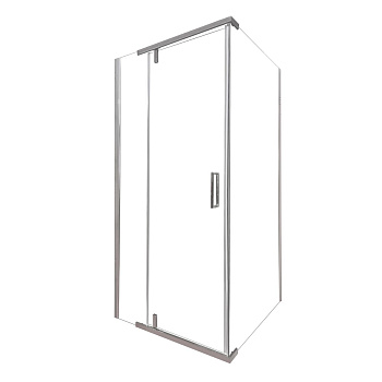 Душевой уголок OLIVE'S VIAR VR-100CS-SW-C (1000*1000*1950мм) квадратный, прозрачное стекло 6мм, хром