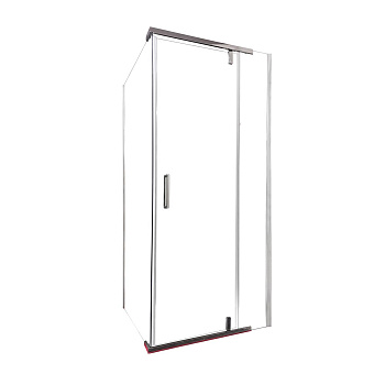 Душевой уголок OLIVE'S VIAR VR-90CS-SW-C (900*900*1950мм) квадратный, прозрачное стекло 6мм, хром