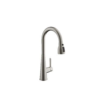 Смеситель для кухни BELZ B74816-6, выдвижная лейка, никель (10)