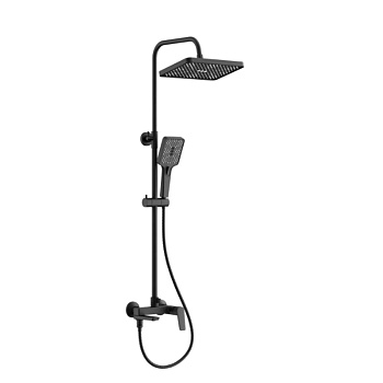 Душевая система с изливом BELZ B24715-7 черный (4)