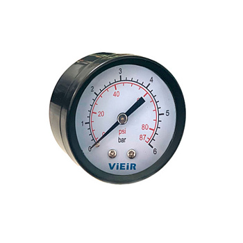 Манометр аксиальный 16 бар 1/4" VIEIR YLB16 (мин.1/100)