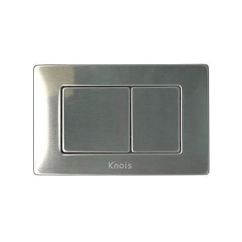 Кнопка механическая двойная Knois KN9900018 серебро